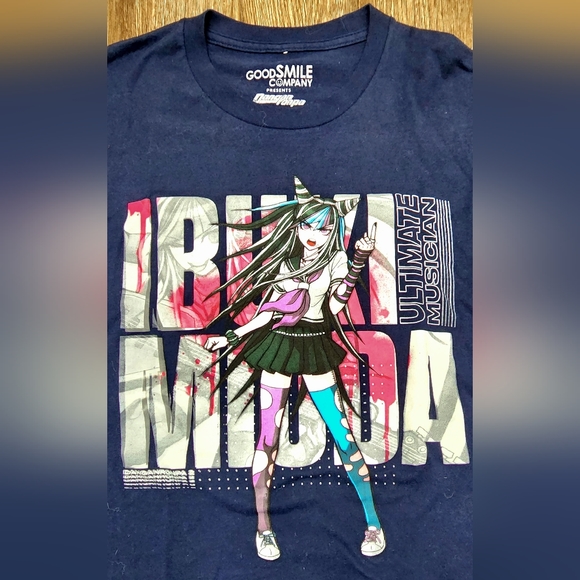 Danganronpa Ibuki Mioda T-Shirt Adult Size Medium 🎸 Ultimate Musician - Picture 5 of 5
